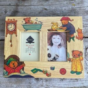Fetco Wood Picture Frame bears
